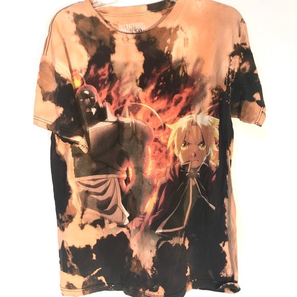 FullMetal ALchemist Other - FULLMETAL Alchemist Tee Shirt Bleached Tee Custom